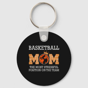 Basketball-Mama die härteste Position auf Schlüsselanhänger