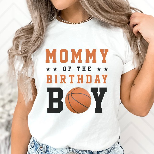 Basketball Mama Geburtstagsparty T-Shirt (Basketball Mom Birthday Party Parent T-Shirt)