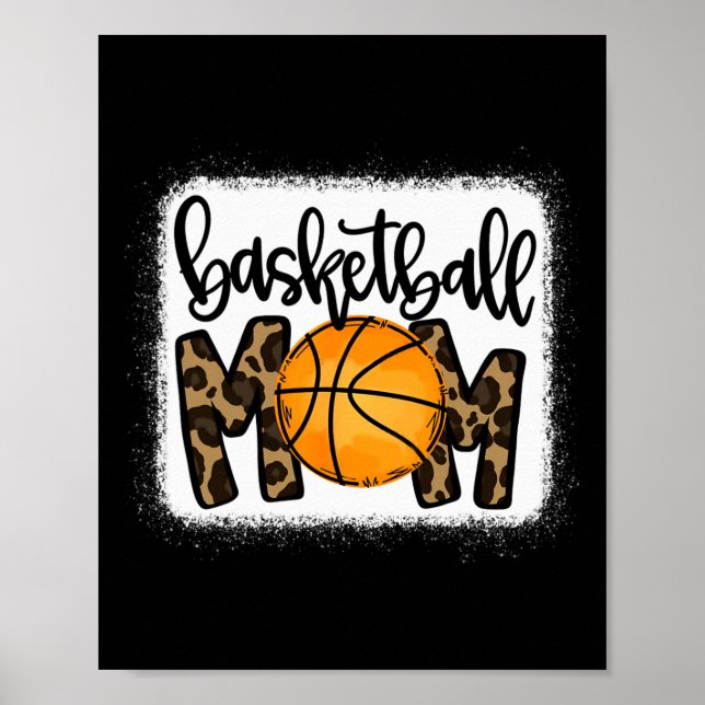 Basketball Mama Leopard Basketball Mama Poster (Vorne)