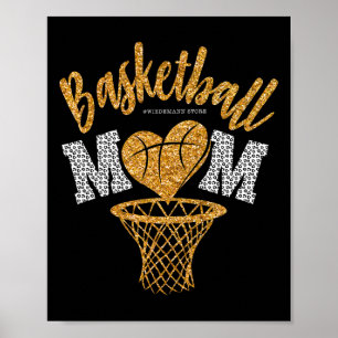 Basketball Mama Leopard Basketball Senior Mama 202 Poster