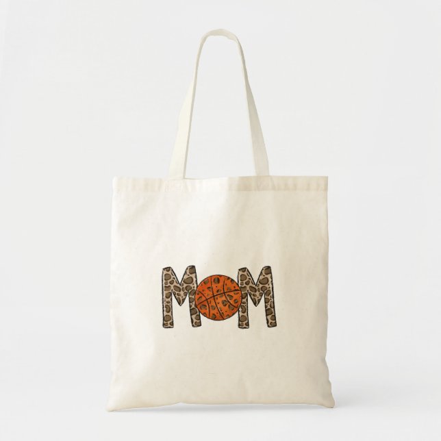 Basketball Mama Leopard Tragetasche (Vorne)