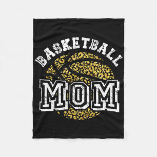Basketball Mama Lover Spaß Mutter Basketball Spiel Fleecedecke