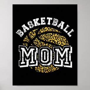 Basketball Mama Lover Spaß Mutter Basketball Spiel Poster