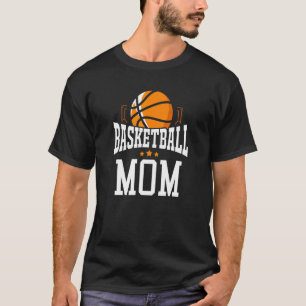 Basketball Mama Mannschaftssportfan T-Shirt