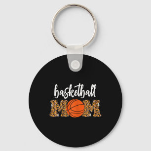 Basketball Mama Niedlich Leopard Basketball Gesche Schlüsselanhänger