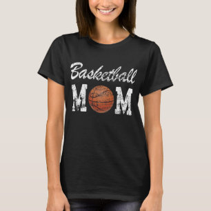Basketball-Mama Niedliche Neuheit erschüttert T-Shirt