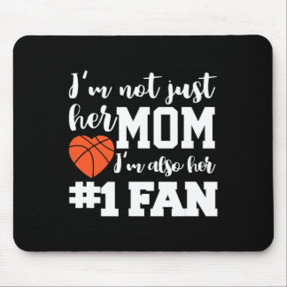 Basketball Mama Nummer 1 Fan Basketball Mütter J Mousepad