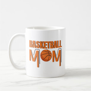 Basketball Mama Orange Ball Sportfan Kaffeetasse