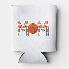 Basketball Mama Orange Polka Dot Dosenkühler