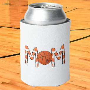 Basketball-Mama Orange-Punkte  Dosenkühler