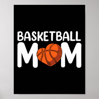 Basketball Mama Trainer Spielerteam Match Team Mut Poster
