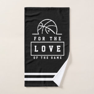 basketball maman joueur équipe serviette main