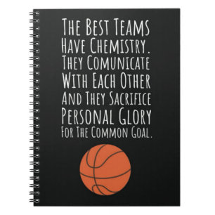 Basketball-Mannschaft Geschenkideen Spieler Danke Notizblock