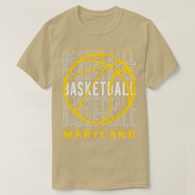 Basketball Maryland T-Shirt (Design vorne)