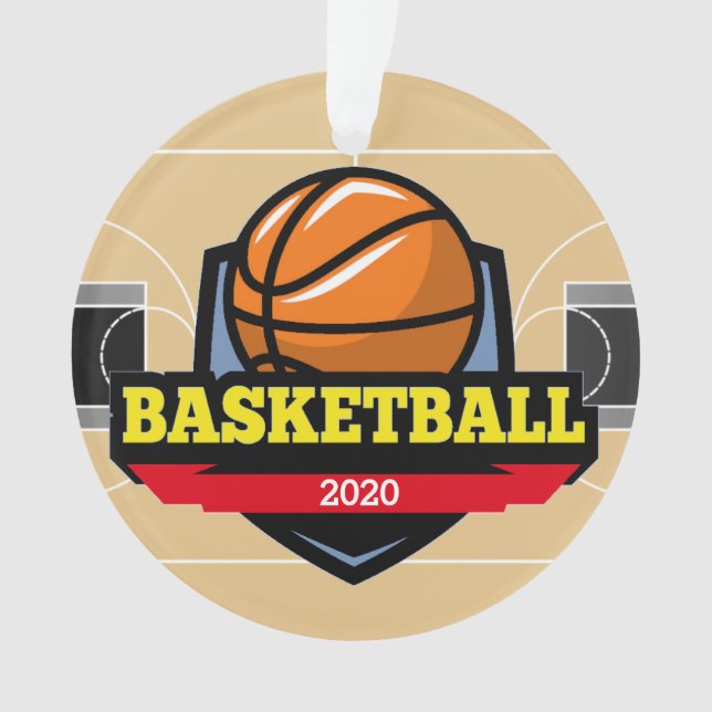 Basketball-Medaille Ornament (Vorderseite)
