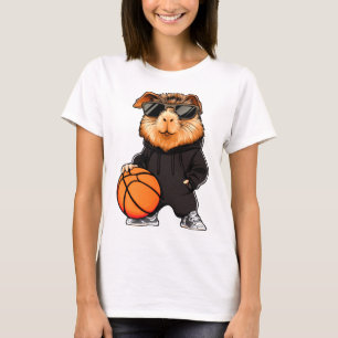 Basketball Meerschweinchen T-Shirt