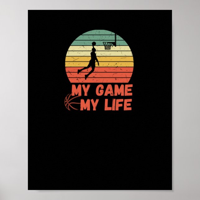 Basketball Mein Leben Poster (Vorne)