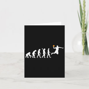 Basketball - menschliche Evolution Darwin  Karte
