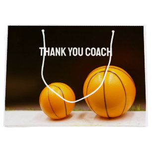 Basketball merci coach grand sac cadeau