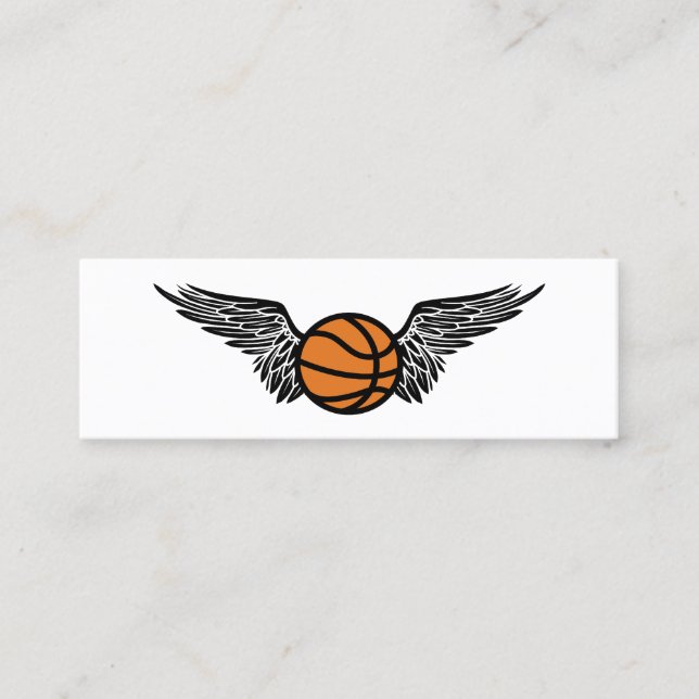 Basketball Mini Visitenkarte (Vorderseite)
