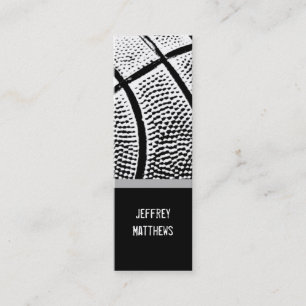 Basketball Mini Visitenkarte