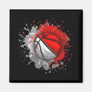 Basketball mit maltesischer Flagge Magnet