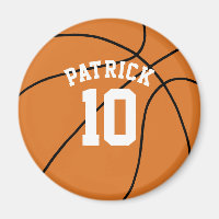 Basketball mit Name und Teamnummer
