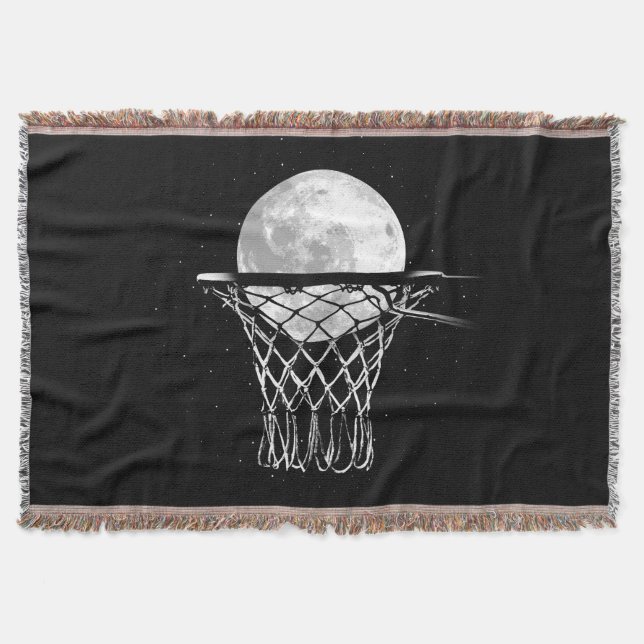 Basketball Moon Decke (Vorderseite)