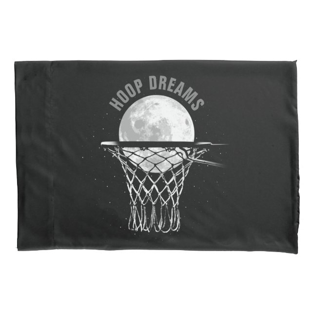 Basketball Moon Kissenbezug (Vorderseite)