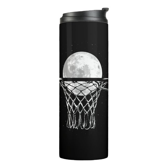 Basketball Moon Thermosbecher (Nach links gedreht)