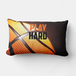 Basketball-Motivation: Spielen Sie hart durch Händ Lendenkissen