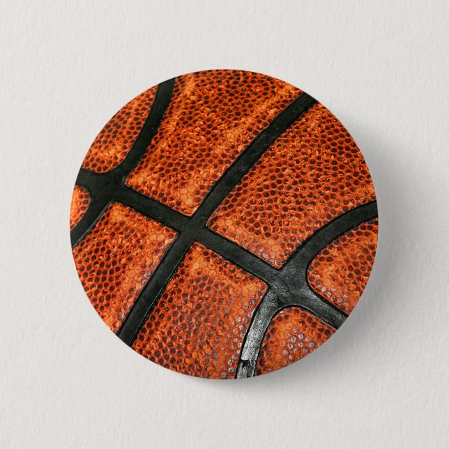 Basketball-Muster Button (Vorderseite)