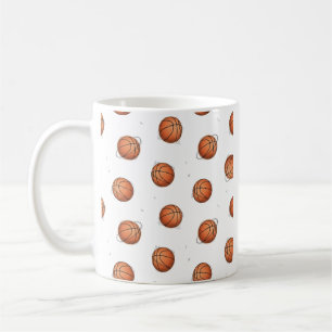 Basketball-Muster-Kaffeetasse Kaffeetasse