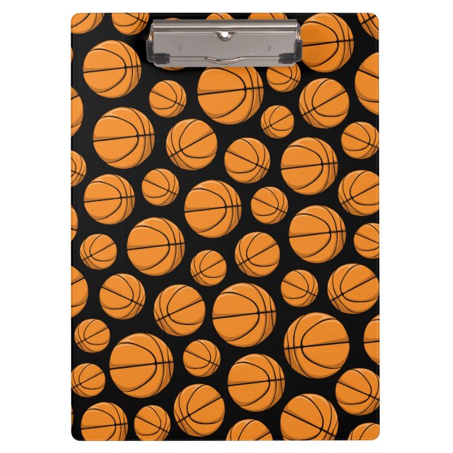 Basketball-Muster Klemmbrett (Vorderseite)