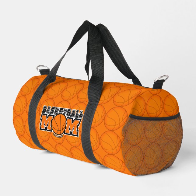 Basketball-Mutter-Screwball-Grafiken Duffle Bag (Rechte Ecke)