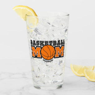 Basketball-Mutter-Screwball-Grafiken Glas