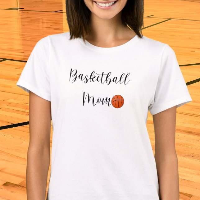 Basketball-Mutter-Script Spieltag T-Shirt (Von Creator hochgeladen)
