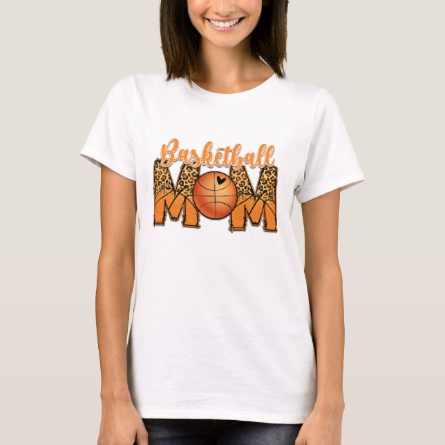 Basketball-Mutter  T-Shirt (Vorderseite)