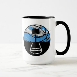 Basketball Nacht Himmel Tasse