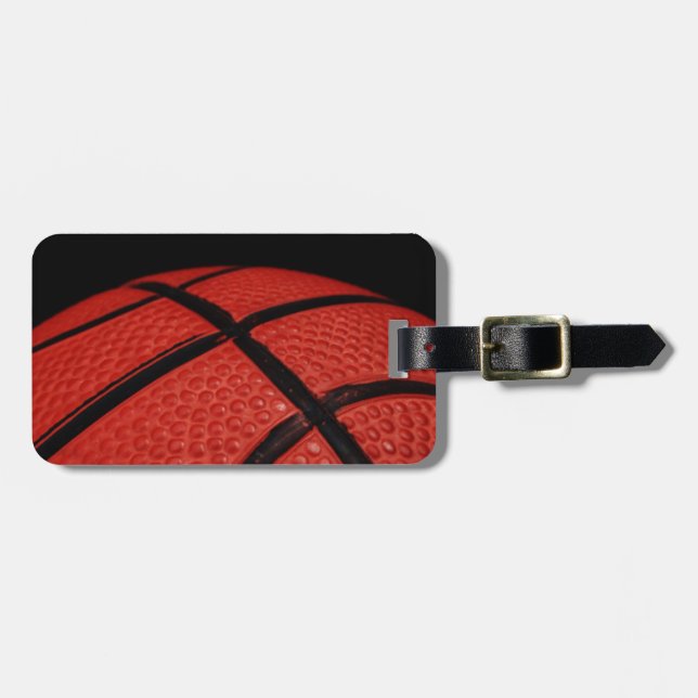 Basketball-Nah-up-Sportteam Gepäckanhänger (Vorderseite horizontal)