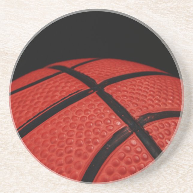 Basketball-Nah-up-Sportteam Sandstein Untersetzer (Vorne)