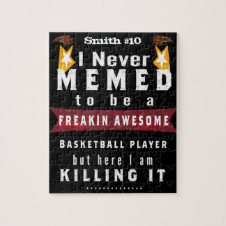 Basketball Name & Nummer Funny Meme