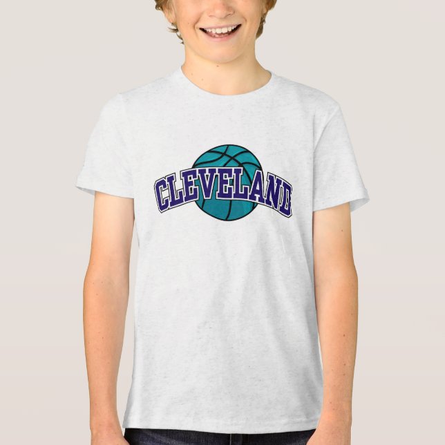 Basketball NBA Charlotte Hornets Tri-Blend Shirt (Vorderseite)