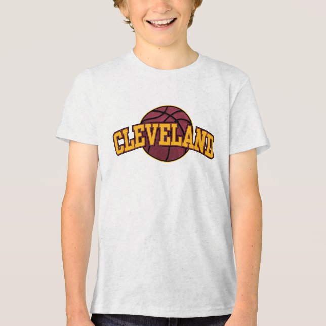 Basketball NBA Cleveland Cavaliers Tri-Blend Shirt (Vorderseite)