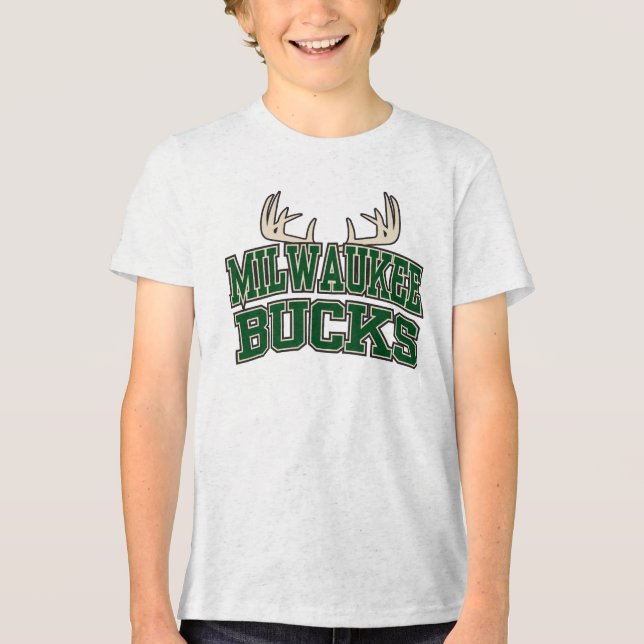 Basketball NBA Milwaukee Bucks Tri-Blend Shirt (Vorderseite)