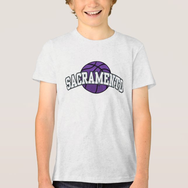 Basketball NBA Sacramento Kings Tri-Blend Shirt (Vorderseite)