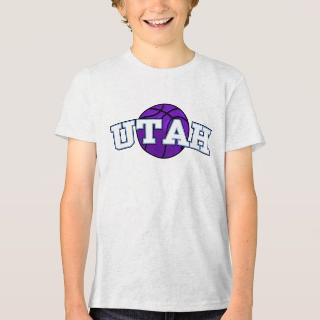 Basketball NBA Utah Jazz Tri-Blend Shirt (Vorderseite)