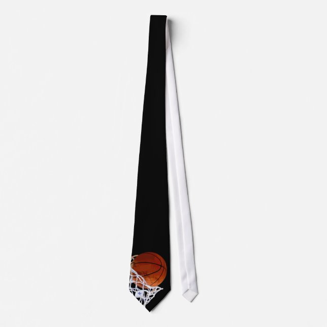 Basketball Neck Tie Krawatte (Vorderseite)