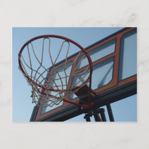 BasketBall-Netz Postkarte