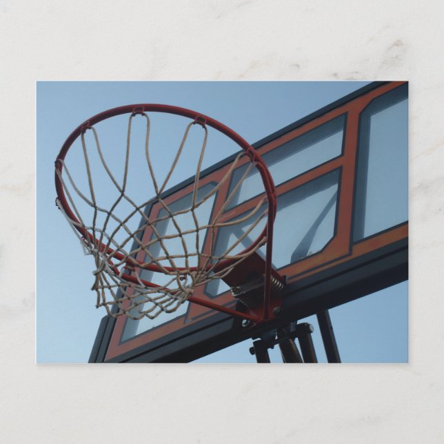 BasketBall-Netz Postkarte (Vorderseite)